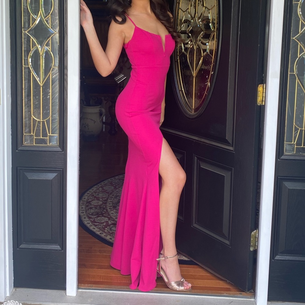 XS prom dress fusha/hot pink